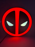 Deadpool LED Wall Light USB Powered Night Lamp