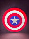 Captain America Shield LED Light USB Powered Wall Decor for Gamers