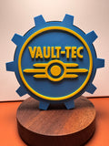 Fallout Vault-Tec 3D Printed LED Light for Gaming Setups