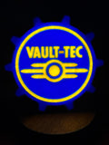 Fallout Vault-Tec 3D Printed LED Light for Gaming Setups