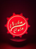 Fallout Nuke Cola LED Lamp Light Box Decor for Gaming Stream Setup 3dPrinted
