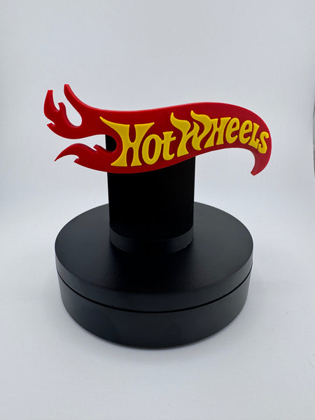 Hot Wheels Logo Display Magnet – 3D Printed Collectible