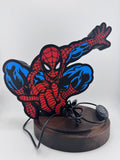 Spider-Man 3D Printed LED Lamp Gaming Room Light Box