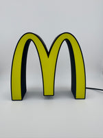 Mcdonald's LED Lamp Light Box Decor for Gaming Room, Stream Setup 3d Printed
