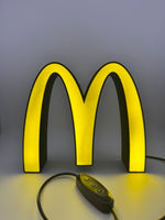 Mcdonald's LED Lamp Light Box Decor for Gaming Room, Stream Setup 3d Printed