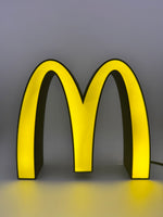 Mcdonald's LED Lamp Light Box Decor for Gaming Room, Stream Setup 3d Printed