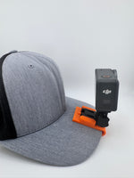 Hands-Free POV Hat Mount 3D Printed Brim Clip for Action Cameras