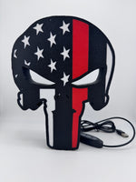 The Punisher American Flag Edition LED Light Box Decor for Gaming Stream Setup
